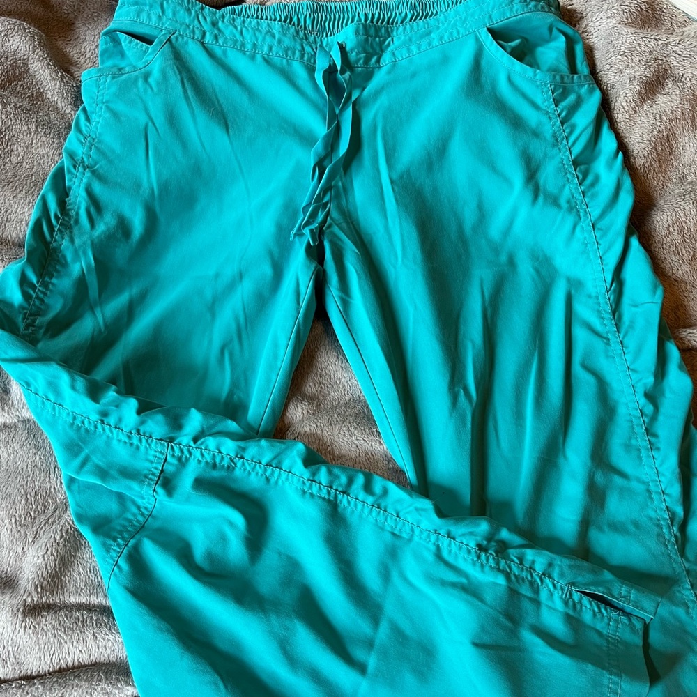 KD110 Turquoise Relaxed Scrubs or Comfy Pants Petite